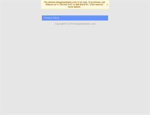 Tablet Screenshot of designaesthetic.com